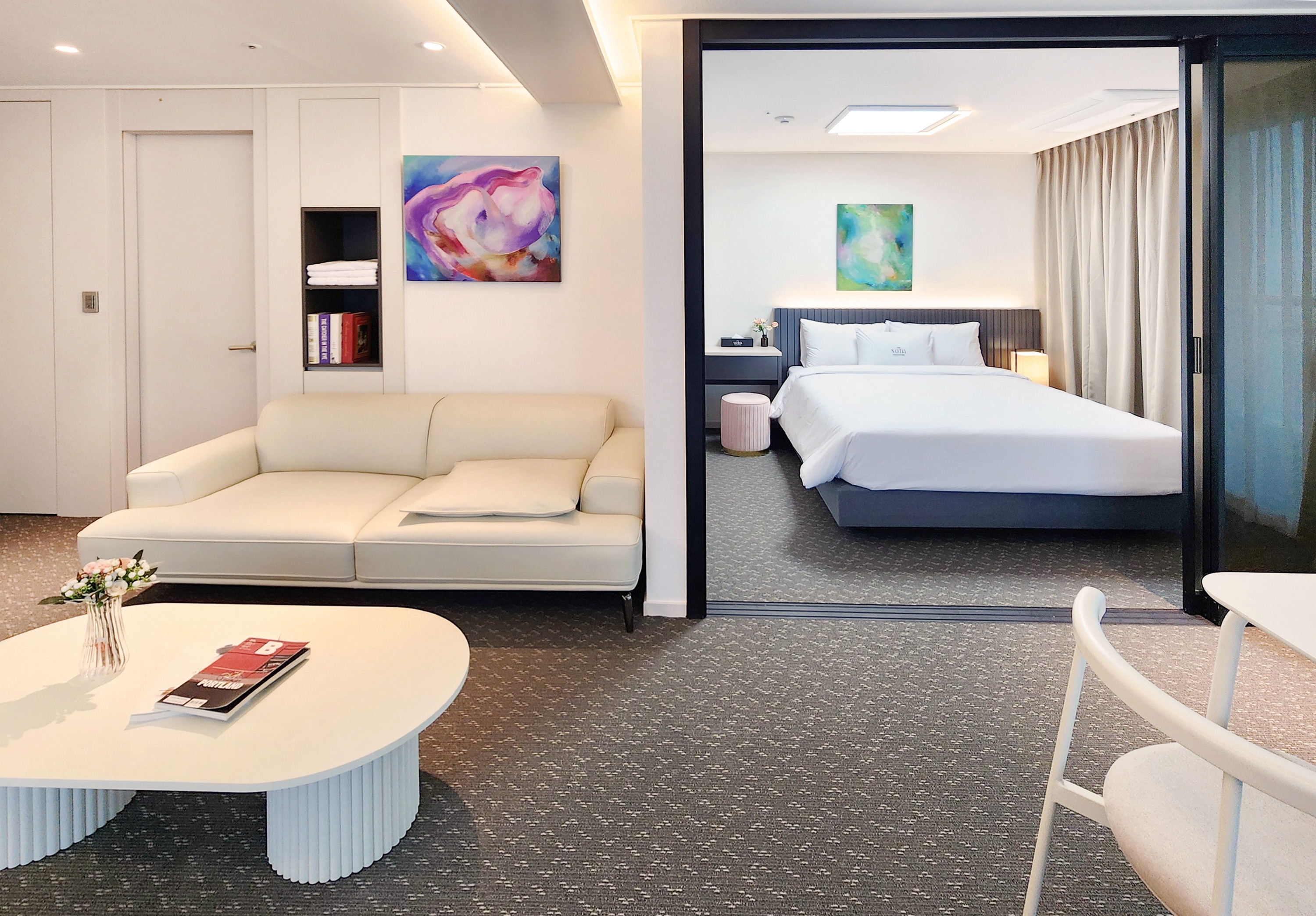 맥주와 안주 세트